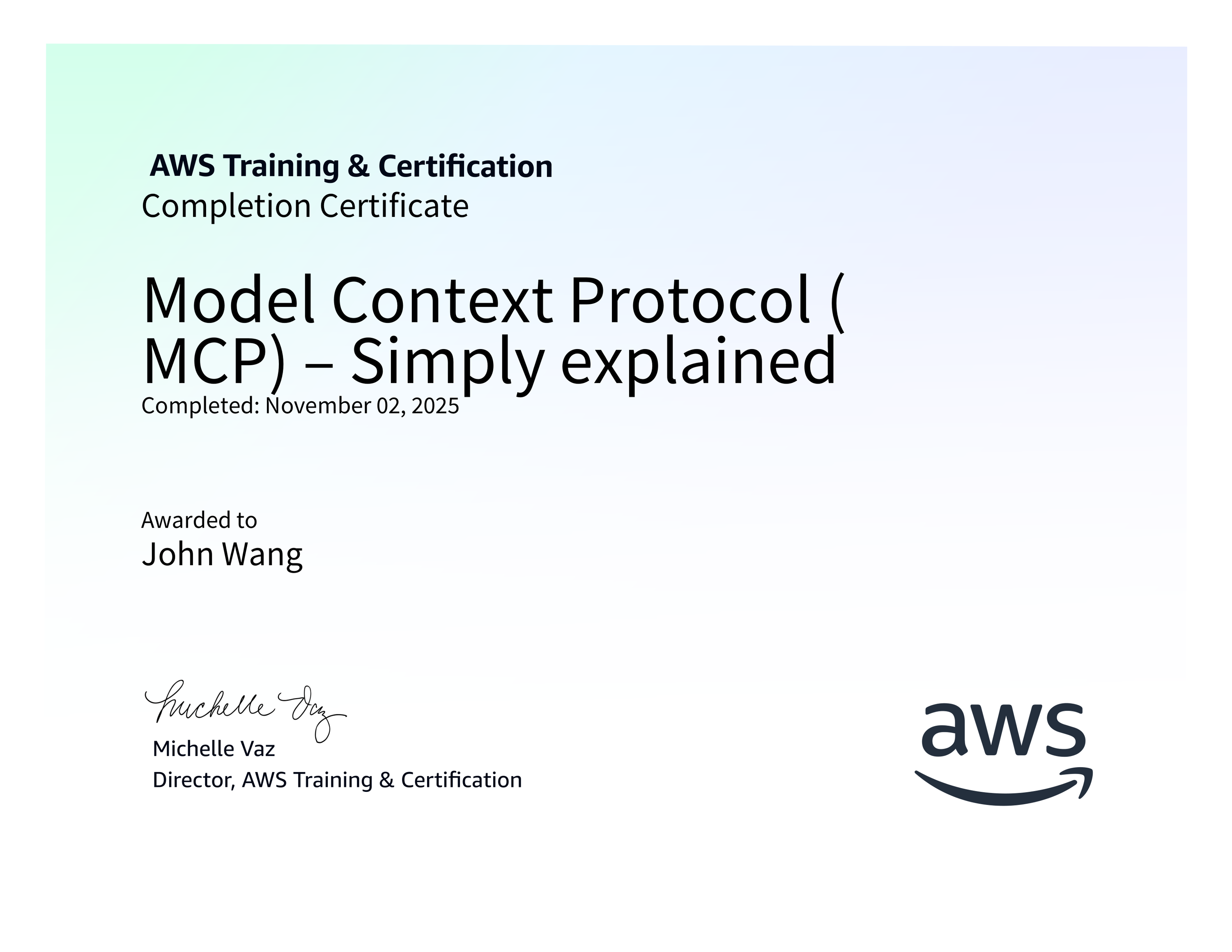 John's Model Context Protocol (MCP) – Simply explained from AWS