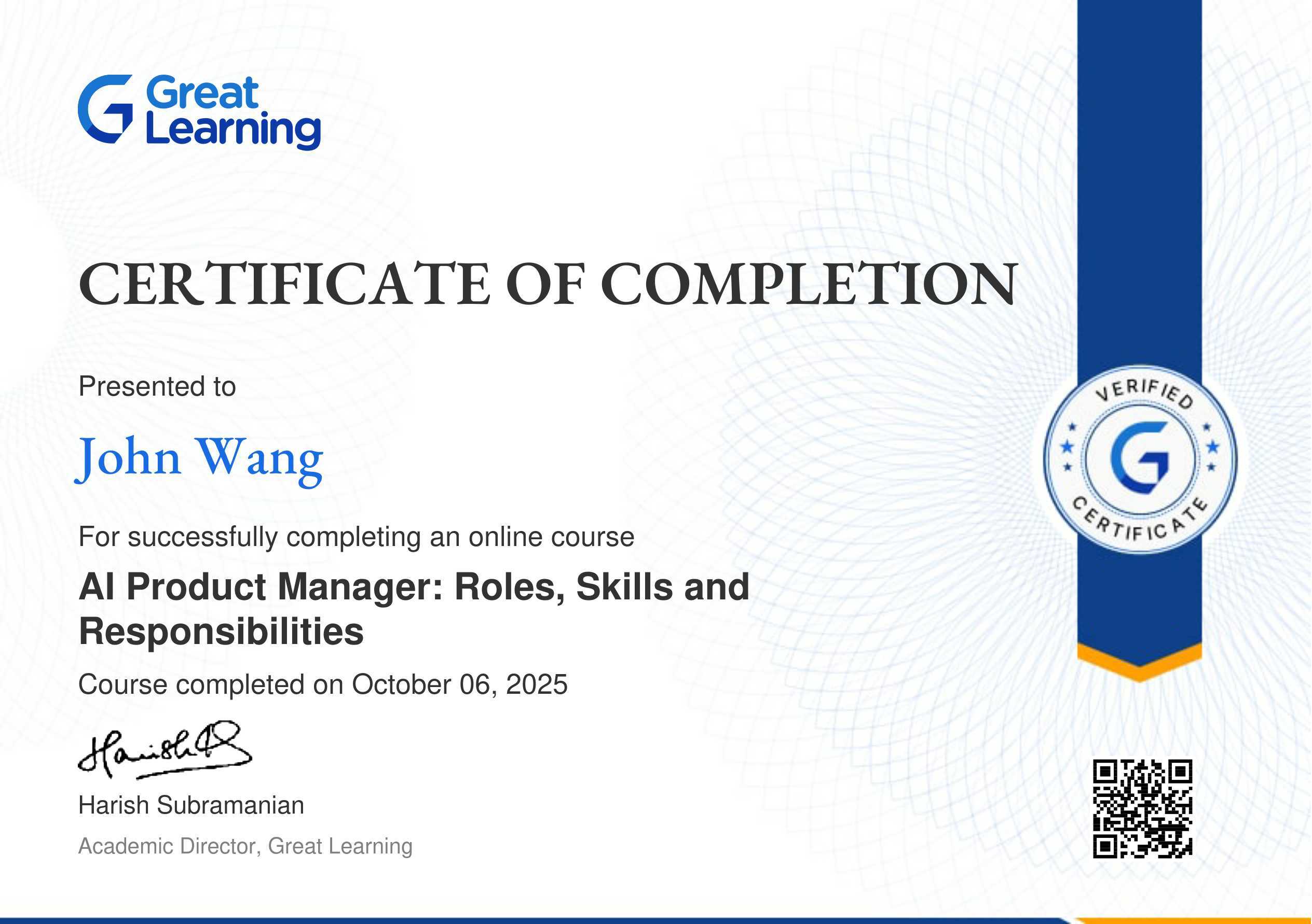 John's AI Product Manager: Roles, Skills and Responsibilities from Great Learning Academy