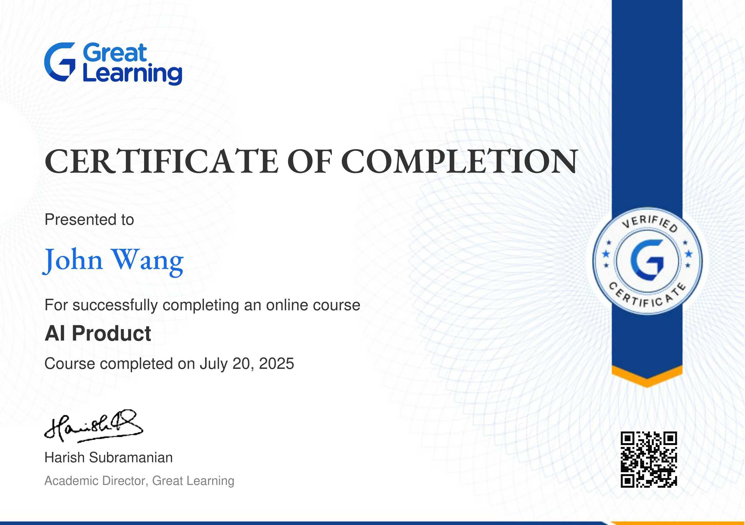 John's AI Product from Great Learning Academy by Abhinanda Sarkar