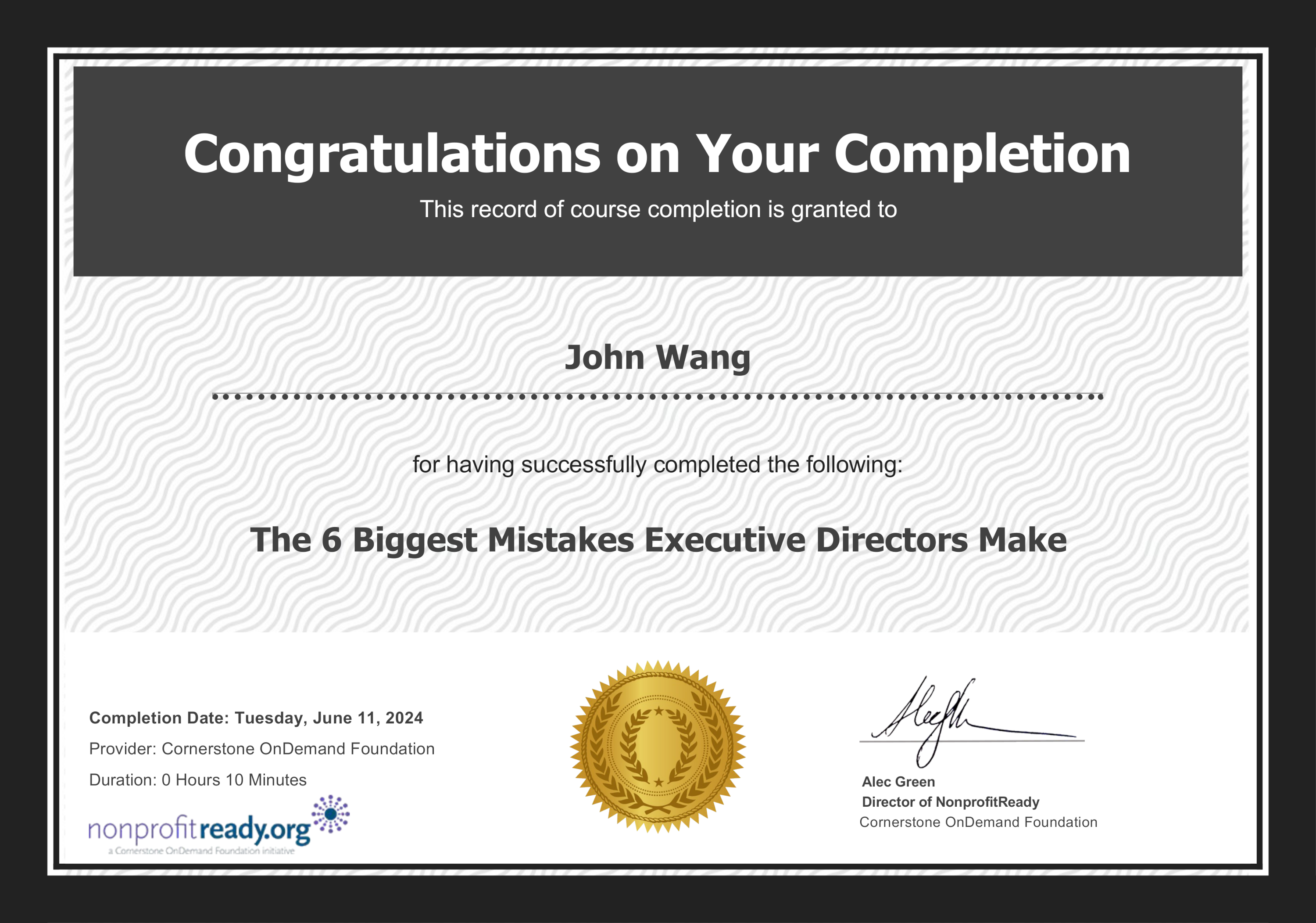 John's The 6 Biggest Mistakes Executive Directors Make from NonprofitReady by Cornerstone OnDemand Foundation