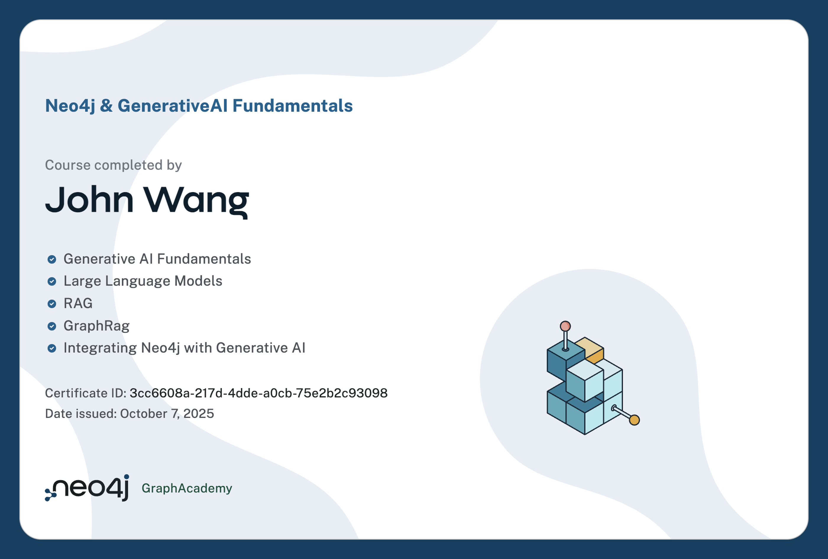 John's Neo4j & GenerativeAI Fundamentals from Neo4j
