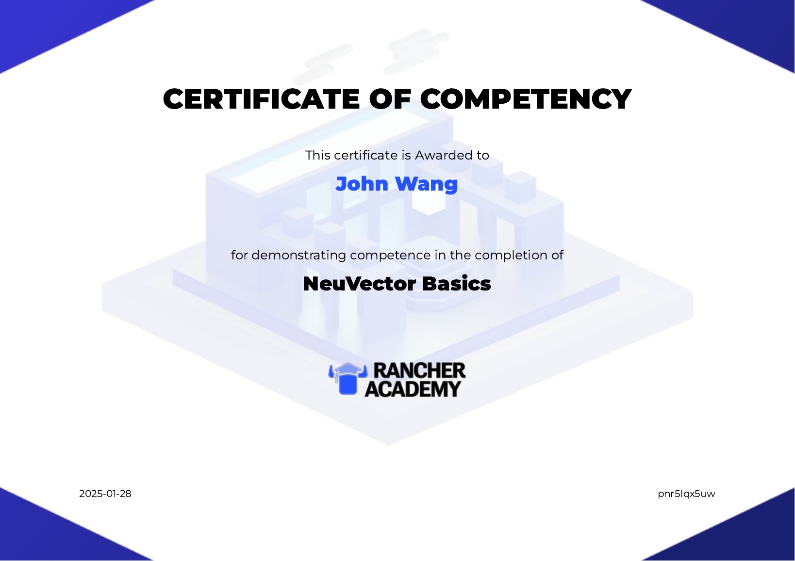 John's NeuVector Basics from Rancher Academy