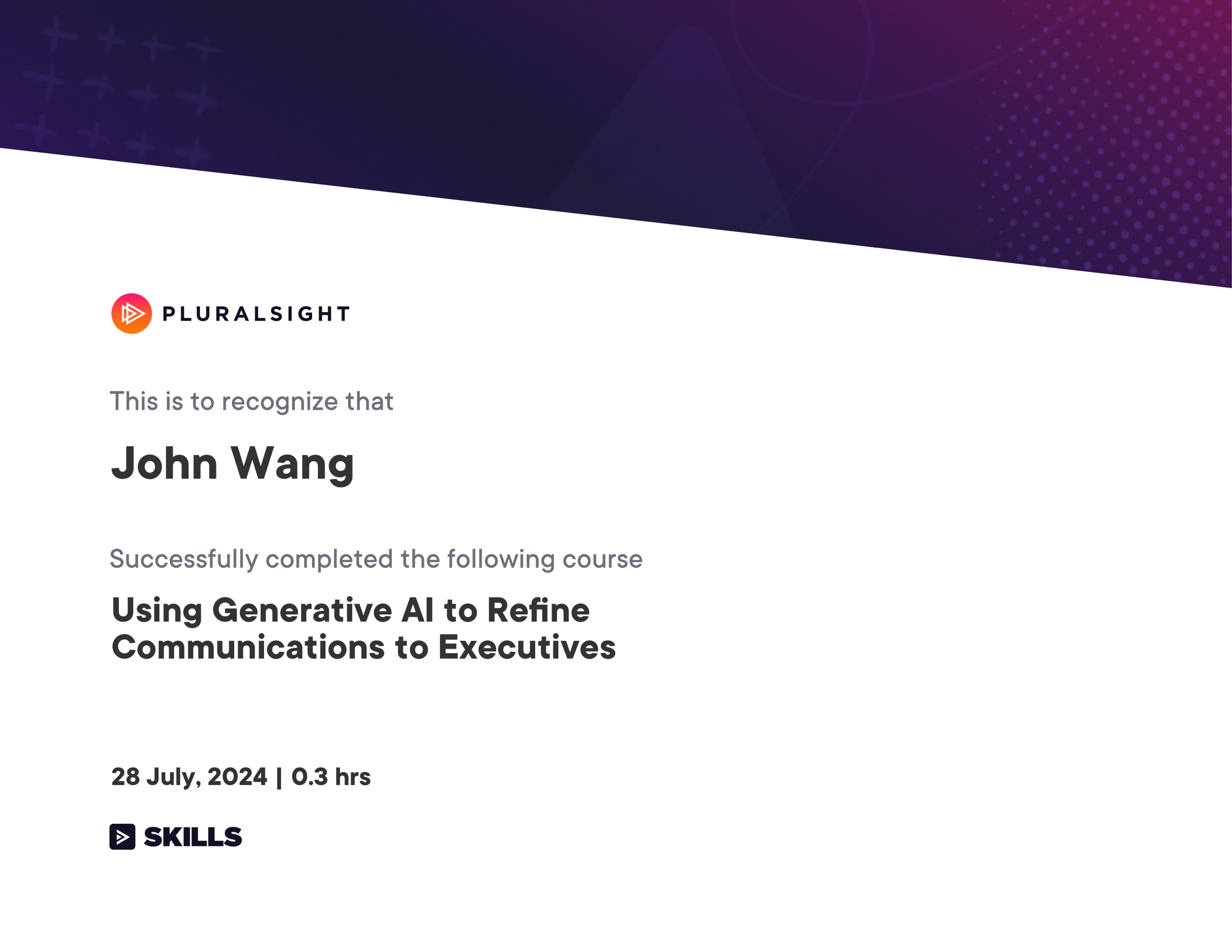 John's Using Generative AI to Refine Communications to Executives from Pluralsight by Ed Freitas