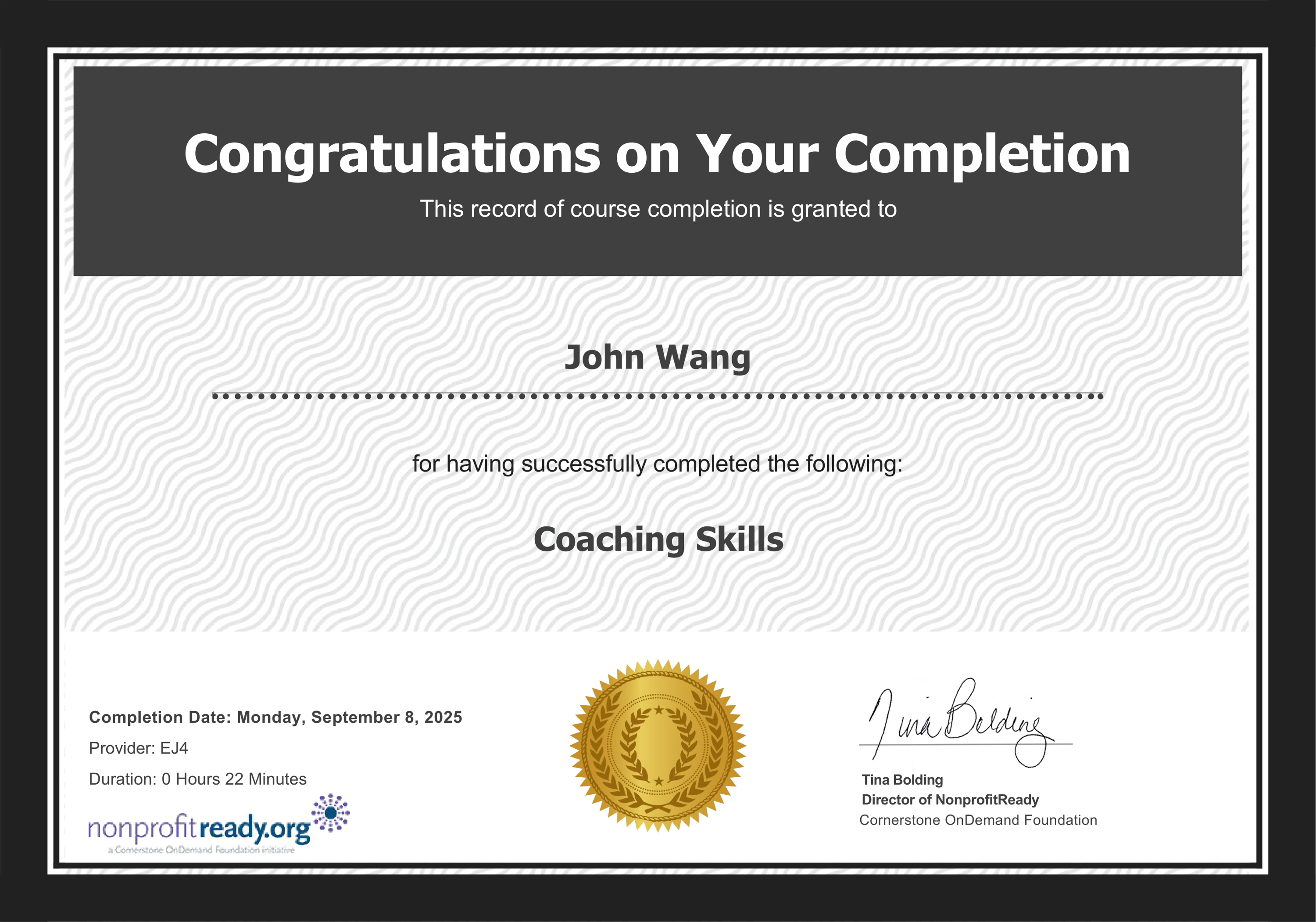 John's Coaching Skills from EJ4
