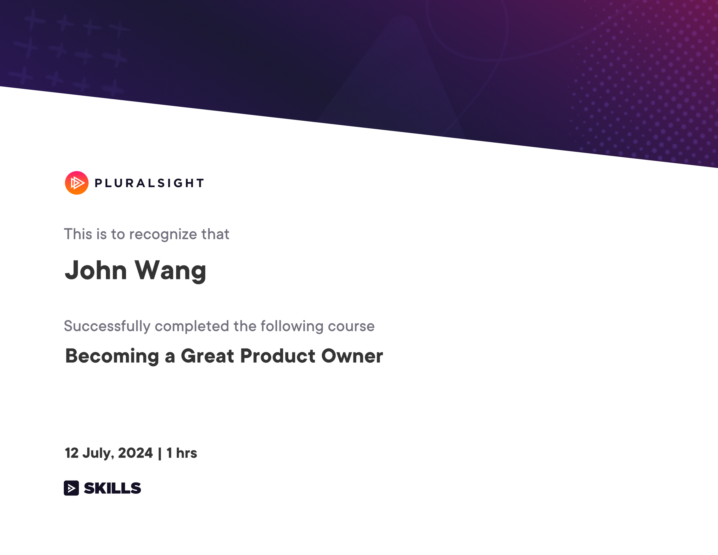 John's Becoming a Great Product Owner from Pluralsight by Jeremy Jarrell